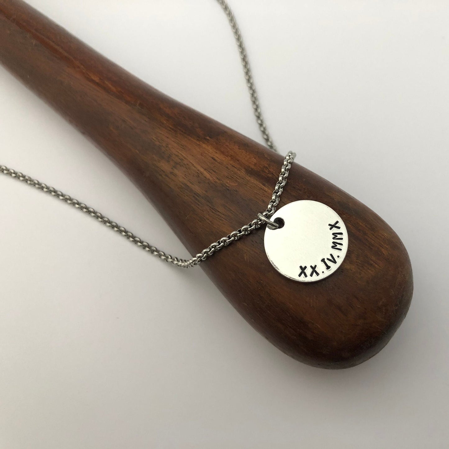 Roman Numerals Necklace - Custom Date Necklace