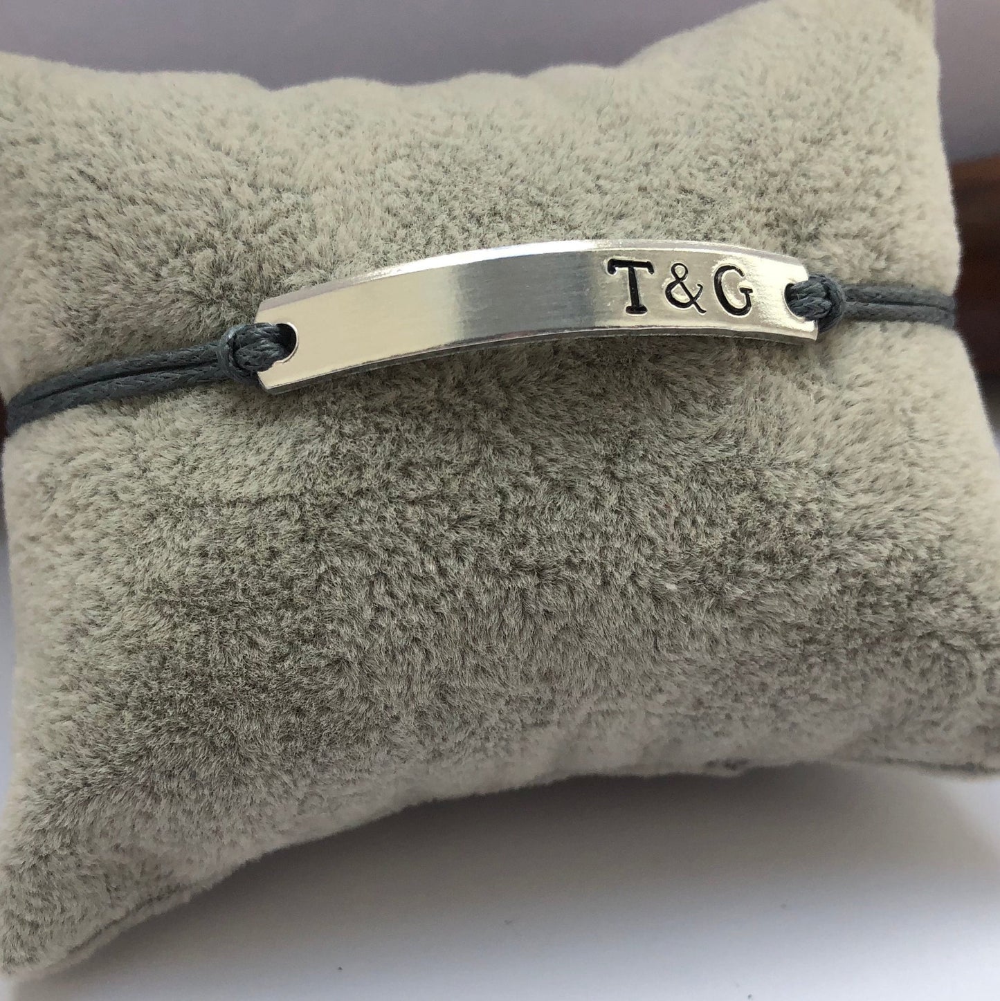 Personalized Couples Initials Bracelet For Him and Her