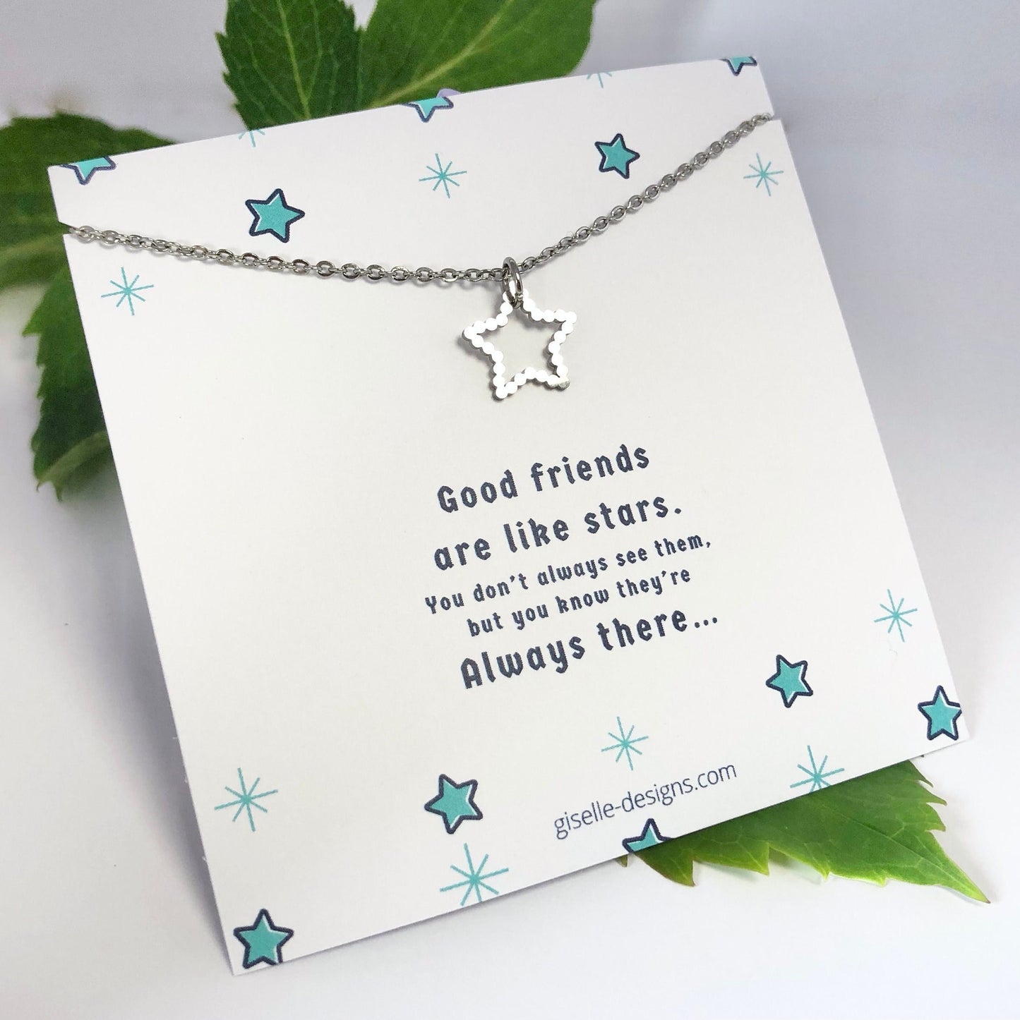 Good Friends Are Like Stars Necklace