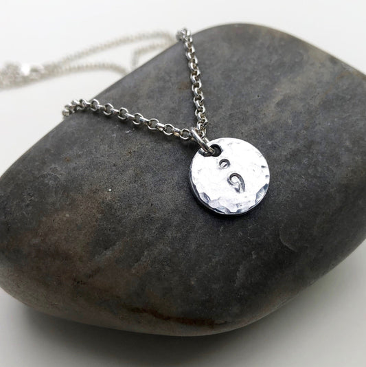 Semicolon Pendant Necklace