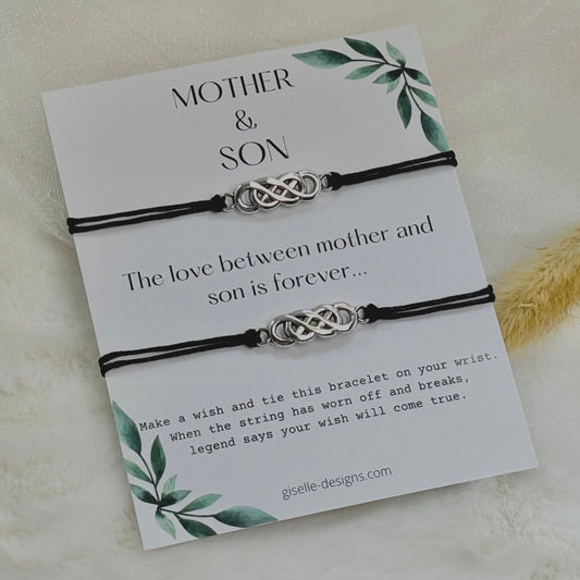 Mother and Son Matching Bracelets