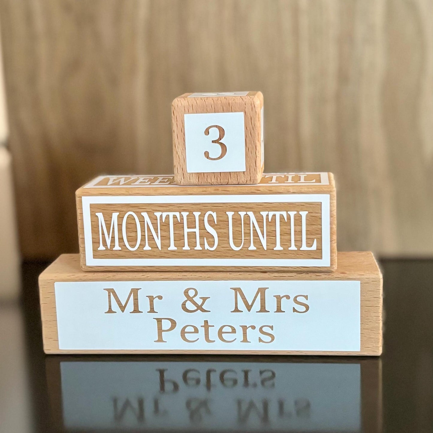 Wedding Countdown Block Set: Engagement, Anniversary, Valentine's Day