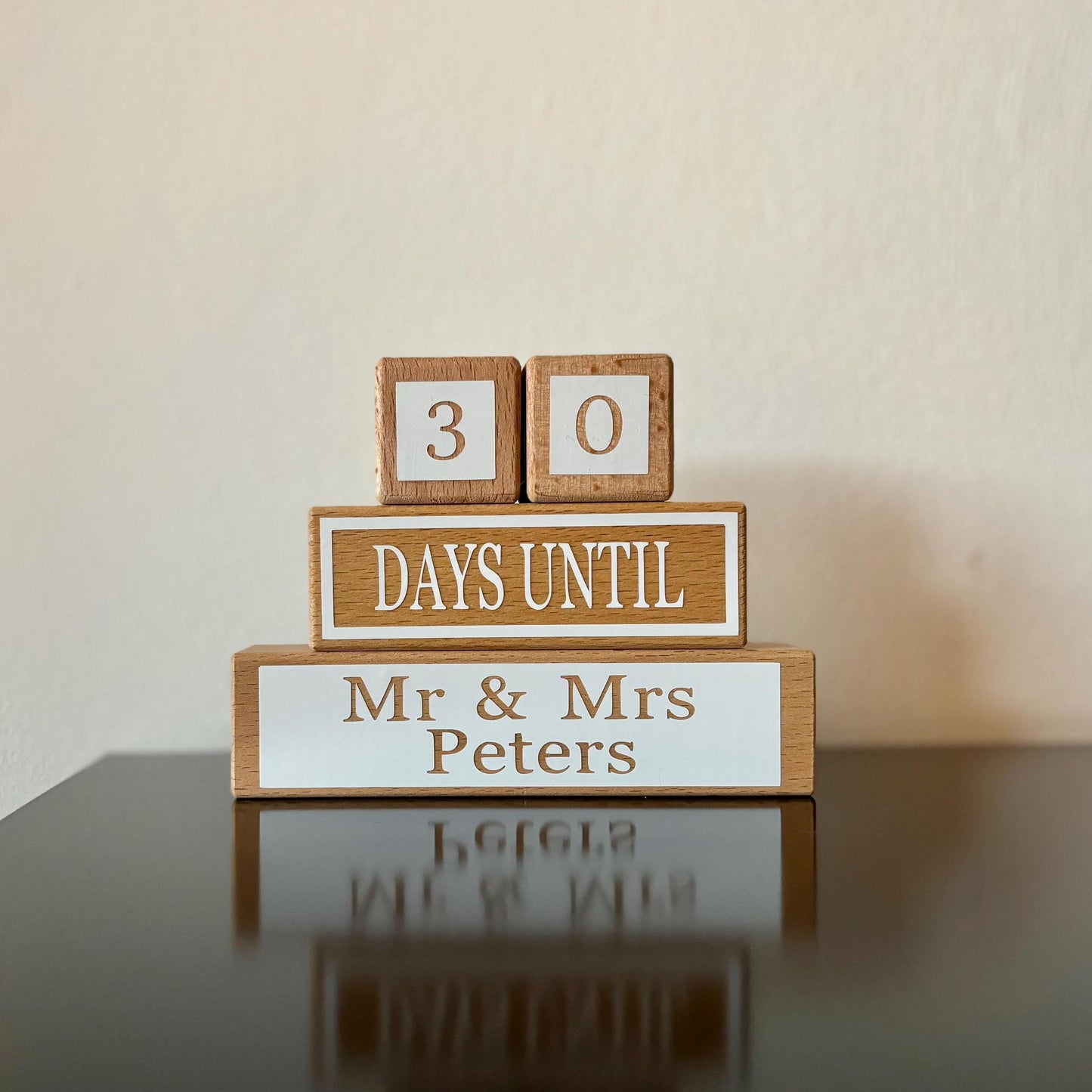 Wedding Countdown Block Set: Engagement, Anniversary, Valentine's Day
