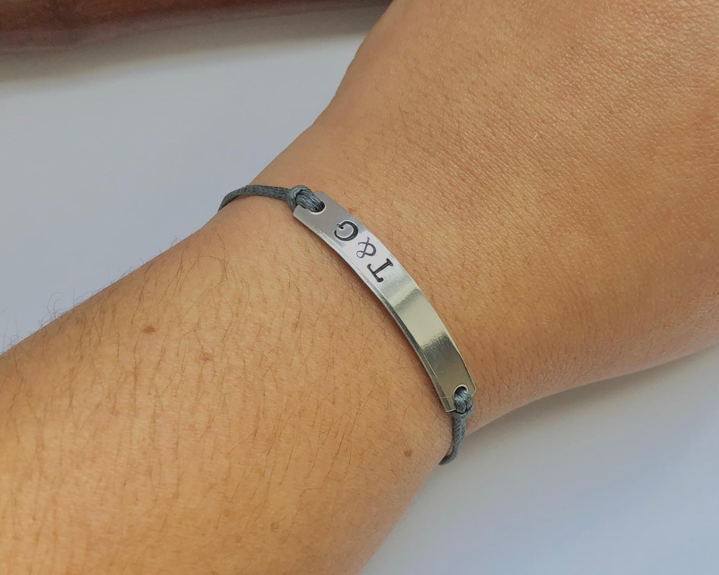 Roman Numeral Date Bracelet Set - Couples Matching Jewelry